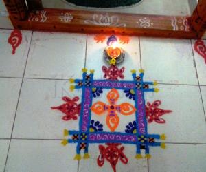 Rangoli: saturday kolam