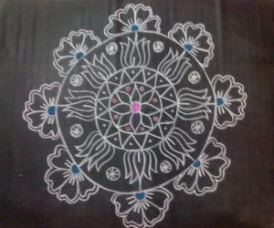 freehand rangoli