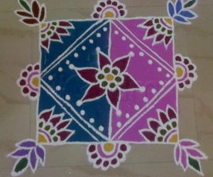 Rangoli: freehand rangoli