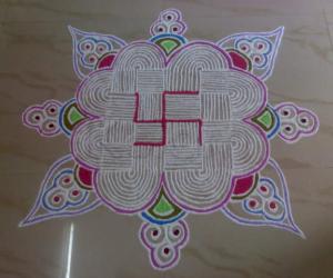 Rangoli: padi kolam