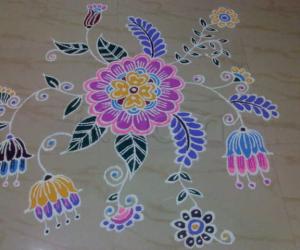 freehand rangoli