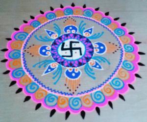 circular rangoli