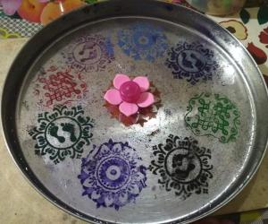 Rangoli: Underwater rangoli 
