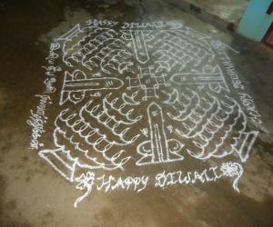 vilakku kolam krthigai special