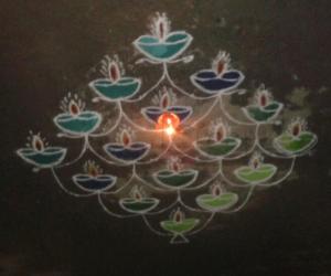 diya rangoli