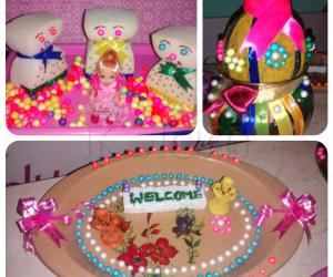 My craft work for neighbour home marriage