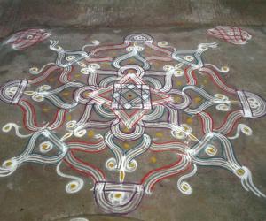 Rangoli: Friday kolam