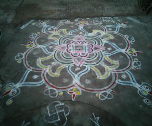 Rangoli: Ugadi 2015 kolam