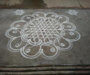 Star rangoli 