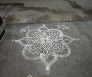 Swastik-kolam 