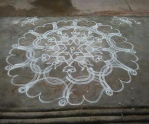 Star rangoli 