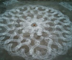 Freehand  rangoli