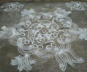 Fish kolam