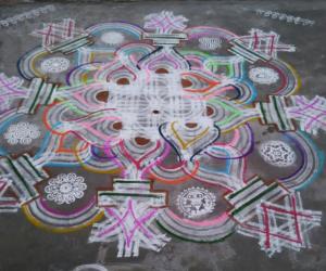 Rangoli: Aadi 1st Friday - 1