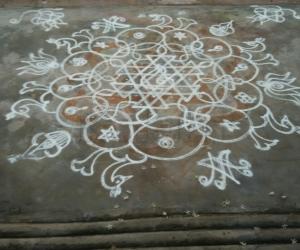 Fusion rangoli 