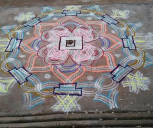 Aadi 4th Friday Kolam 