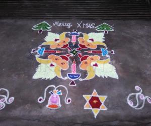 Rangoli: Santa Claus
