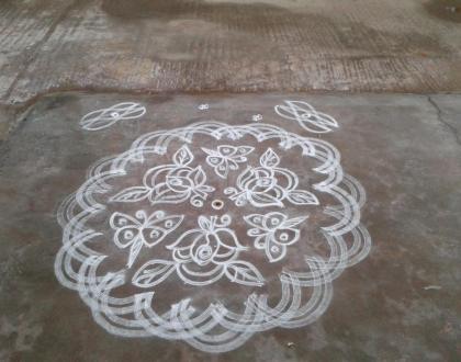 Rangoli: Friends add color to our life---Happy Friendship Day
