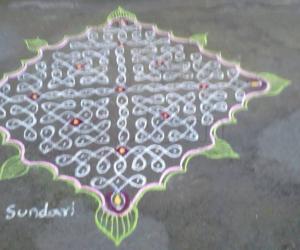 Aadi karthigai kolam