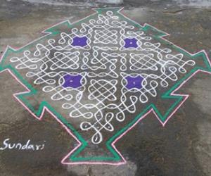 Rangoli: navratri