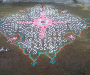 Rangoli: margazhi day 26