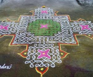 Rangoli: Margazhi day 6