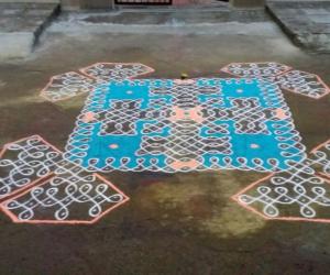 Rangoli: Margazhi day 16