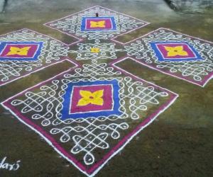 Rangoli: margazhi day 15