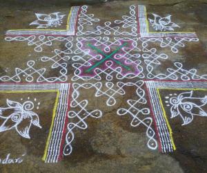 Rangoli: navratri