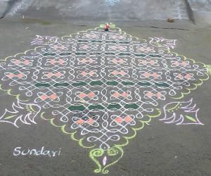 Rangoli: margazhi 21