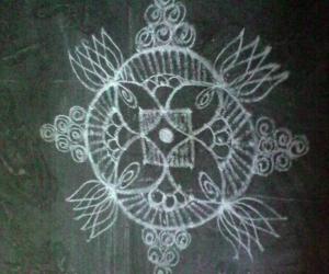 Rangoli: margazhi kolam