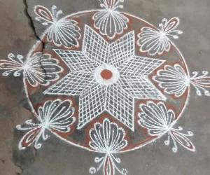 Friday. Rangoli