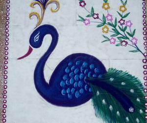 National bird on Diwali