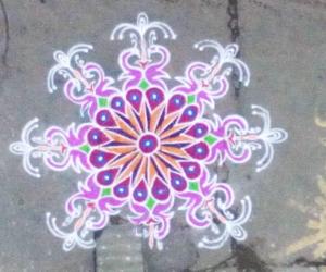 FREE HAND RANGOLI
