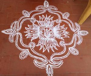 FREE HAND RANGOLI