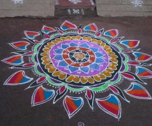 Rangoli: poo kolam