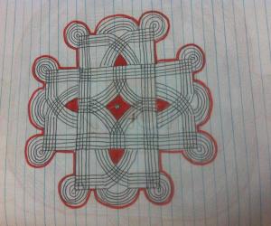 Simple kolam