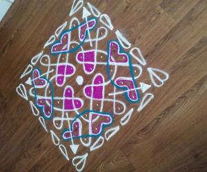Rangoli: Valentine Days Special Rangoli