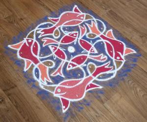 Rangoli: 2018 NAVRATHRI DAY-7