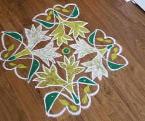 Rangoli: 2018 NAVRATHRI DAY-3