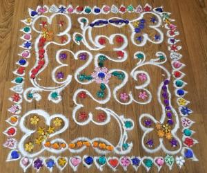 Rangoli: 2018 Navratri VijayaDasami Rangoli