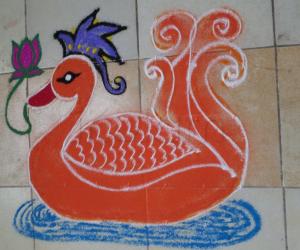 Rangoli: Salute to The Tamizha Students