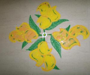 Rangoli: BUNCH OF MANGOES