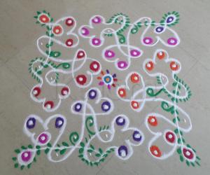 Rangoli: FUNNY & FLOWERY CHIKKU