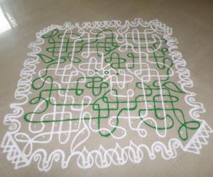 Rangoli: NavaRathri-3rdDay
