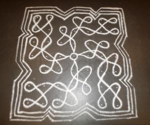 Rangoli: 8th Easy Chikku