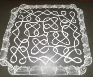 Rangoli: 5th Easy Chikku
