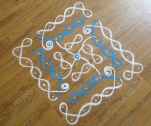 Rangoli: 25thEasy Chikku
