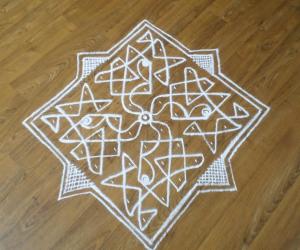 Rangoli: Friday PadiKolam