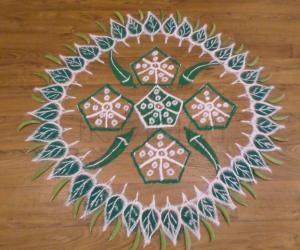 Rangoli: NavaRathri-1st day